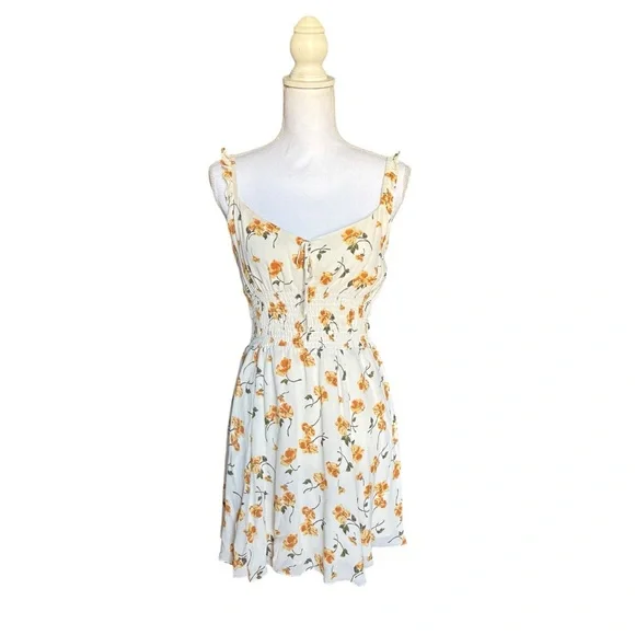 Reformation Elyse Floral Mini Dress - Size 12 - Picture 3 of 13